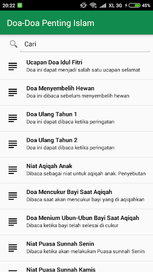 Doa Muslim - Doa Penting Islam Screenshot 1