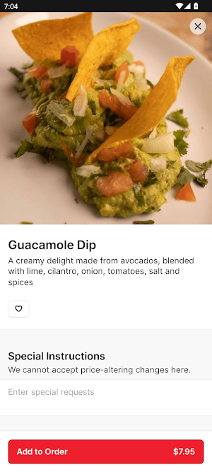 Amigos Mexican Cuisine Screenshot 2