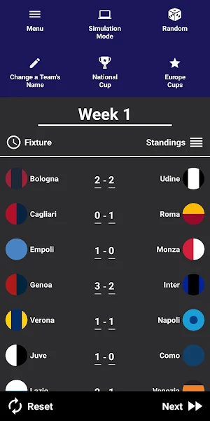 Italian League Simulator 24/25 Screenshot 0