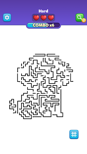 Arrowscapes – ASMR Puzzle Screenshot 0