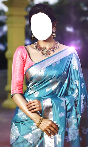 Women Pattu Saree Photo Maker Screenshot 3