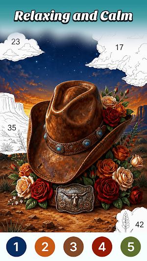 Wild Colors: Paint by Number Screenshot 2