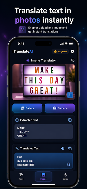 Speak, Translate: iTranslateAI Screenshot 1
