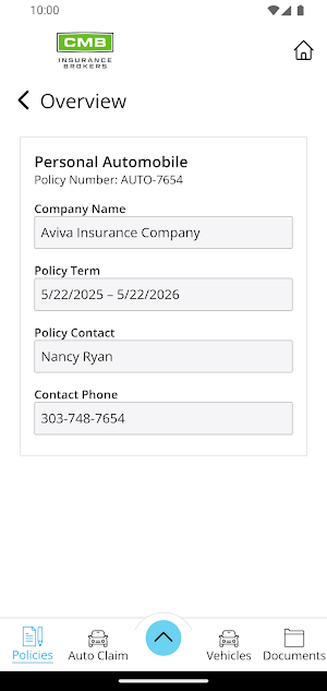CMB Insurance Brokers Online Screenshot 3
