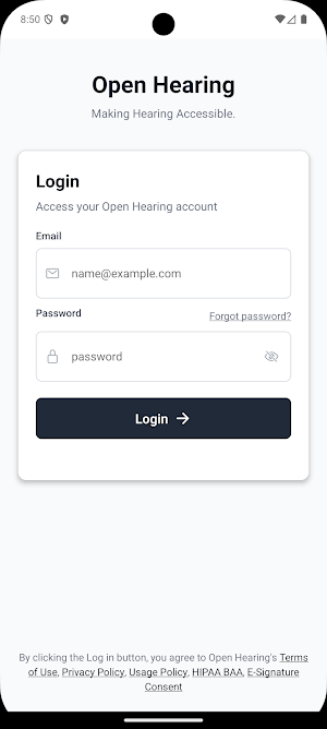 Open Hearing Pro Screenshot 0