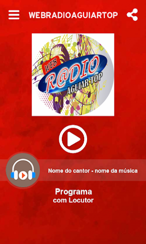 webradioaguiartop Screenshot 1