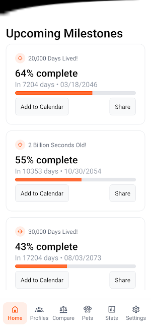 Age calculator - AgeSphere Screenshot 2