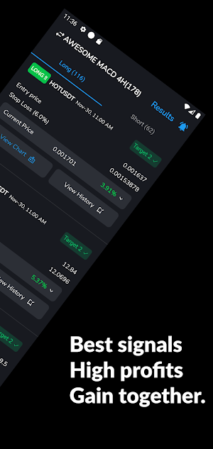 Signalbyt: Stock Signals Screenshot 1
