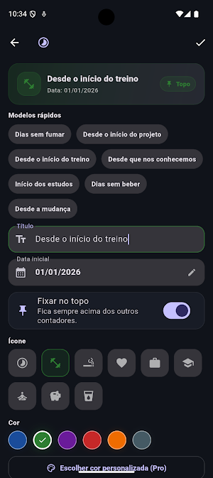 Quantos Dias - Contadores Screenshot 2
