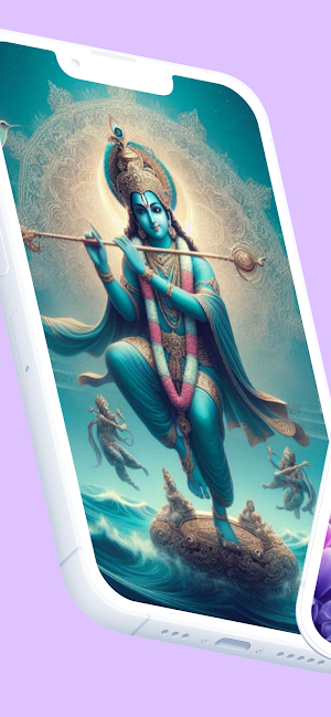 Lord Krishnas Wallpaper HD Screenshot 1