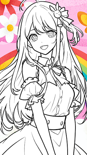Oshi no Ko Coloring Game Screenshot 2