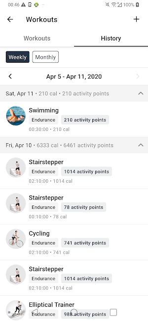 CAC Fitness App Screenshot 3