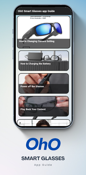 OhO Smart Glasses app Guide Screenshot 1