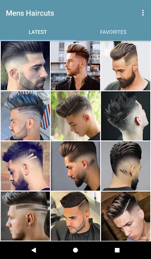 Mens Haircuts Screenshot 1