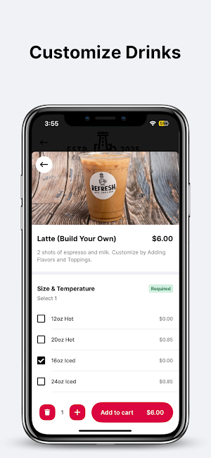 Refresh Drinks Screenshot 1
