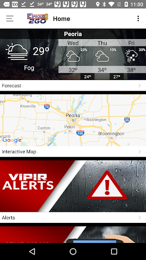 CIProud2Go Weather Screenshot 0