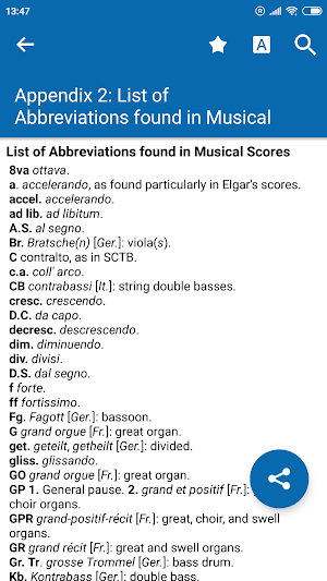 Oxford Dictionary of Music Screenshot 0