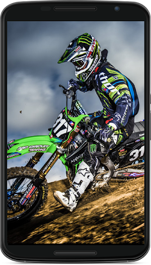 motocross wallpaper Screenshot 2
