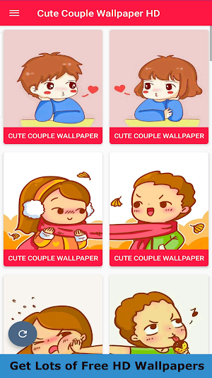 Cute Couple Wallpaper HD Screenshot 0
