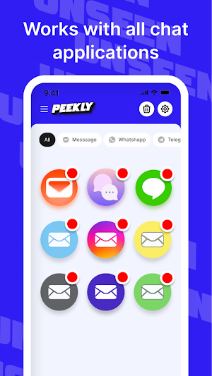 Peekly: Unseen Chat & Track Screenshot 3