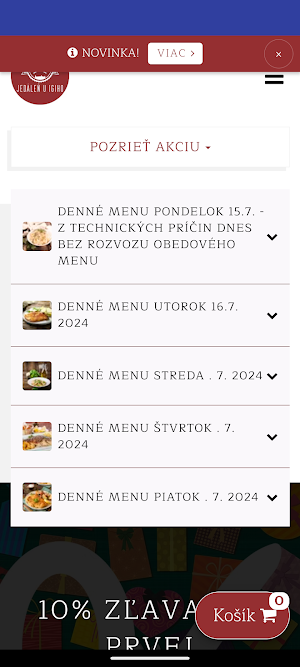 Jedáleň U IGIHO Screenshot 0