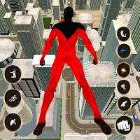 Monster Spider hero fighting
