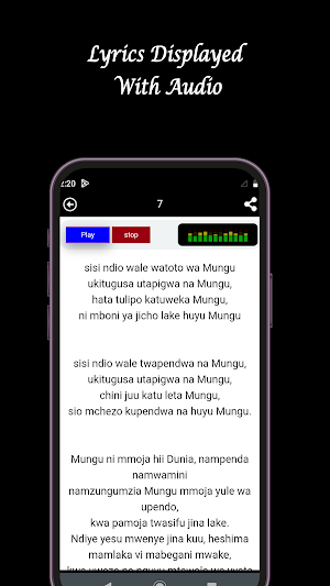 Swahili Praise & Worship Songs Screenshot 2