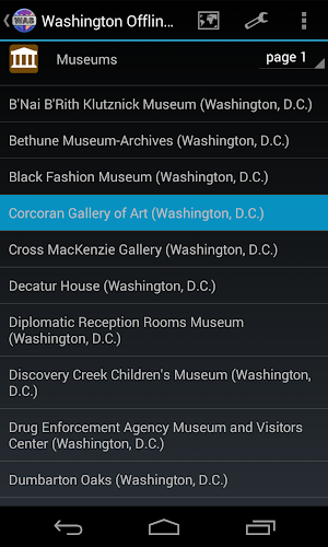 Washington City Map Lite Screenshot 3