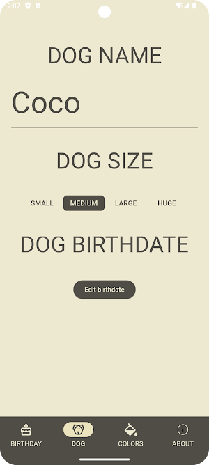 Dog Birthdays - Age Calculator Screenshot 3