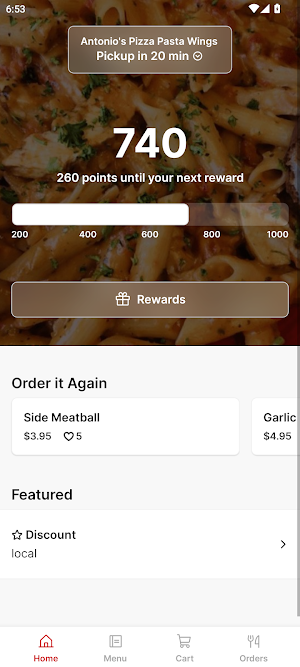 Antonio's Pizza Pasta Wings Screenshot 0