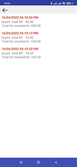 calculadora por M² Screenshot 2