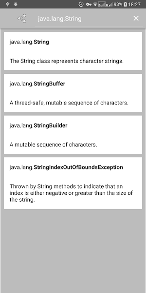 JDoc4droid Screenshot 3