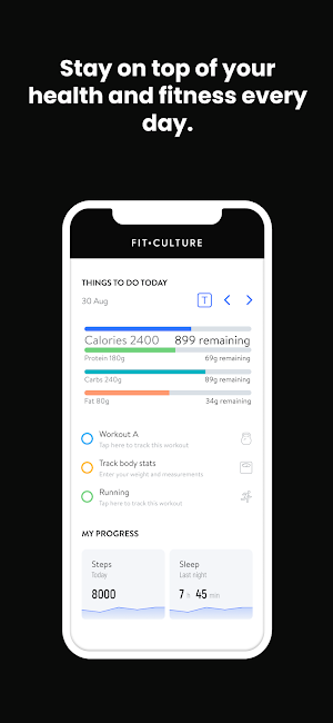 Fit Culture App Screenshot 1