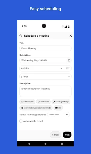 CloudWorx Meetings Screenshot 1
