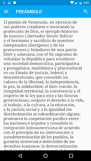 Constitución de Venezuela Screenshot 1
