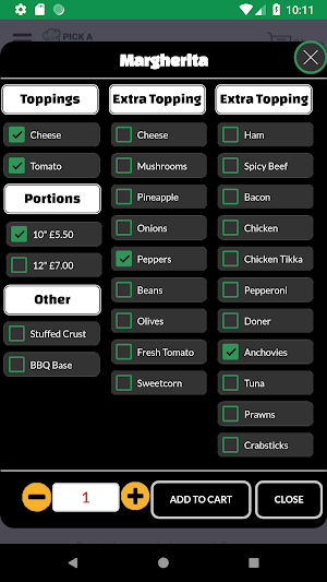 Pick A Pizza Screenshot 1