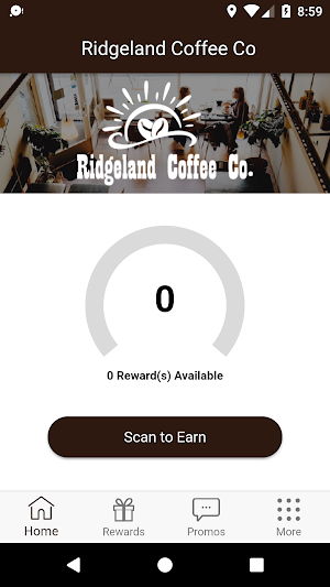 Ridgeland Coffee Co Rewards Screenshot 0