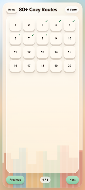 Cozy Parcel: Route Puzzle Screenshot 1