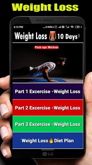 Weight Loss: 10 days Workout with Diet Plan Screenshot 0