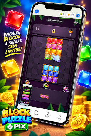 Block PIX Jogou Ganhou Sacou! Screenshot 0