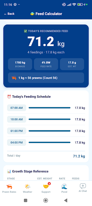 Aqua360 - Vannamei Prawn Price Screenshot 3