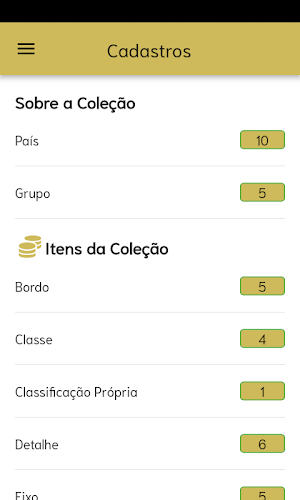 Coleções Screenshot 1