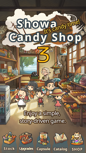 Showa Candy Shop 3: Grandma's Purring Postmaster Screenshot 0