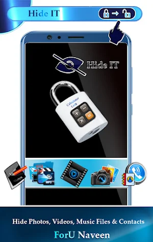 Hide It Photos, Videos Contact Screenshot 0