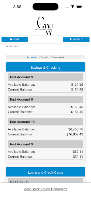 Correctional Workers FCU Screenshot 2