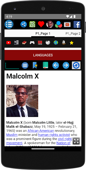 Malcolm X - Biography Screenshot 1