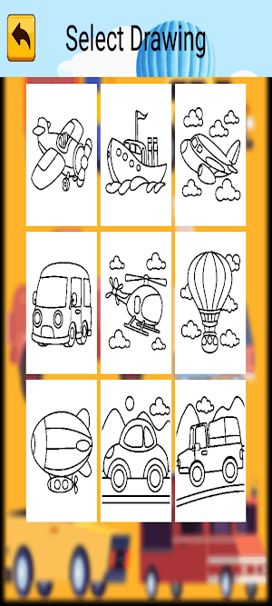 Transportation Coloring Screenshot 2