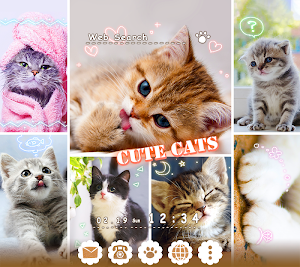 Cat Collage Theme Screenshot 0
