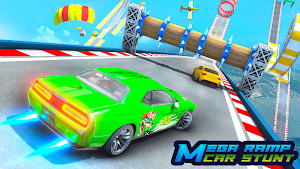 Mega Ramp - Stunt Car Racing Screenshot 1