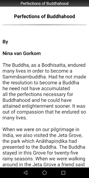 Perfections of Buddhahood Screenshot 1